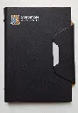 Black leather Notebook.webp