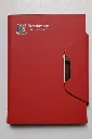 Red leather Notebook.webp