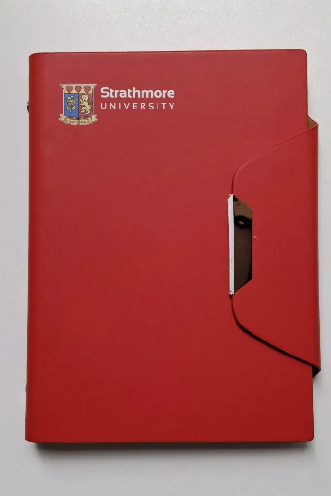 Leather Notebook (Red)