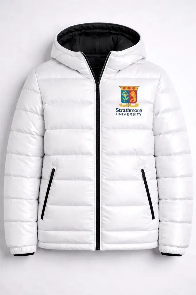 Kids Puff Jacket (White)