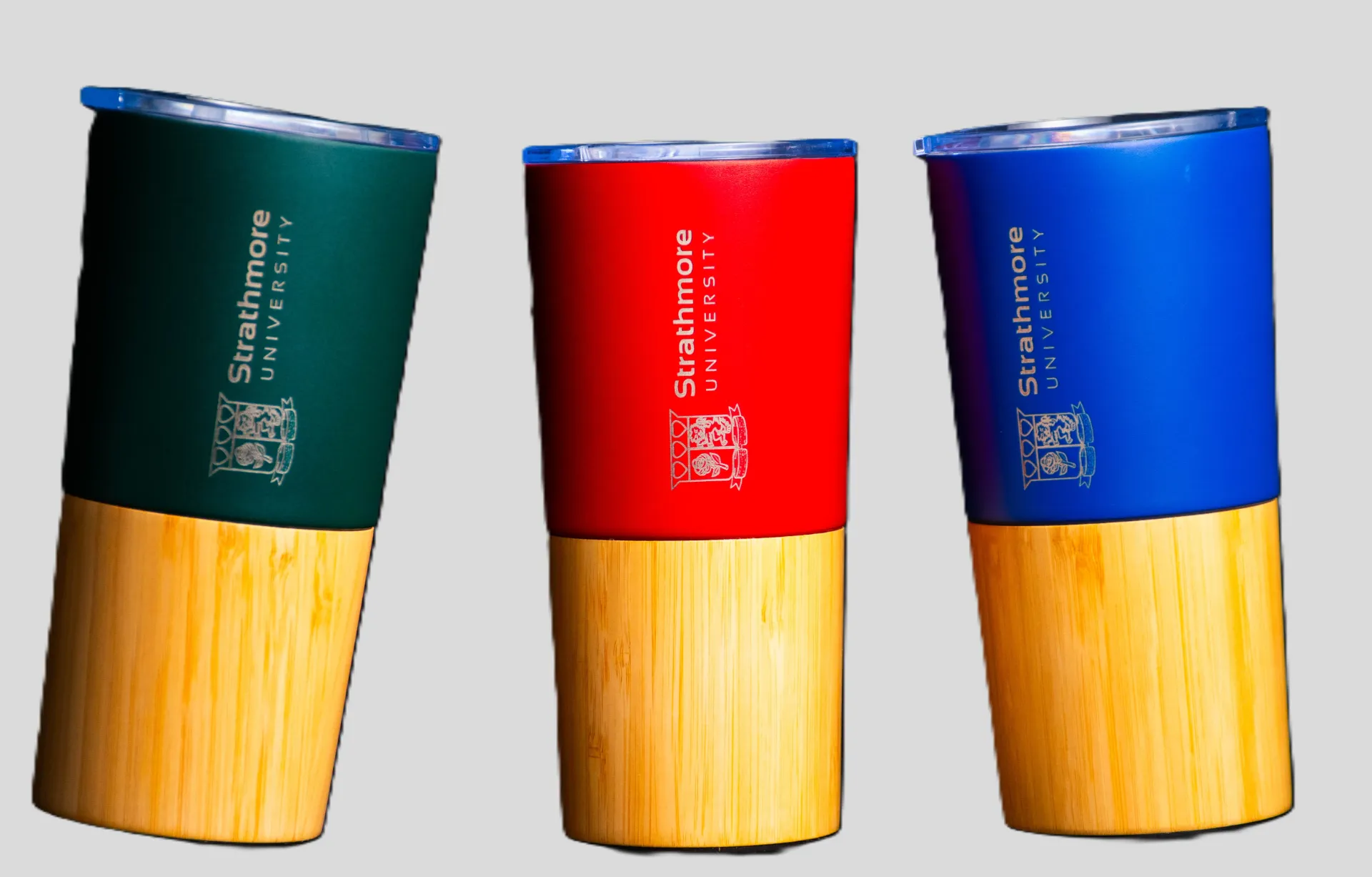 Eco Mug (Half wooden) (Red)